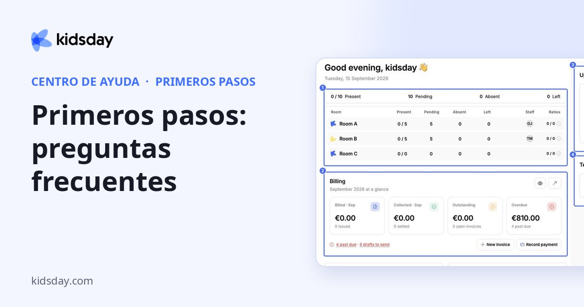 Primeros pasos: preguntas frecuentes