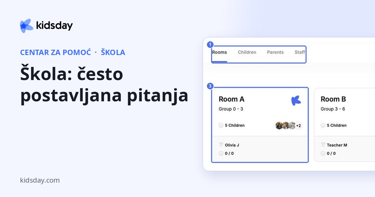 Škola: često postavljana pitanja