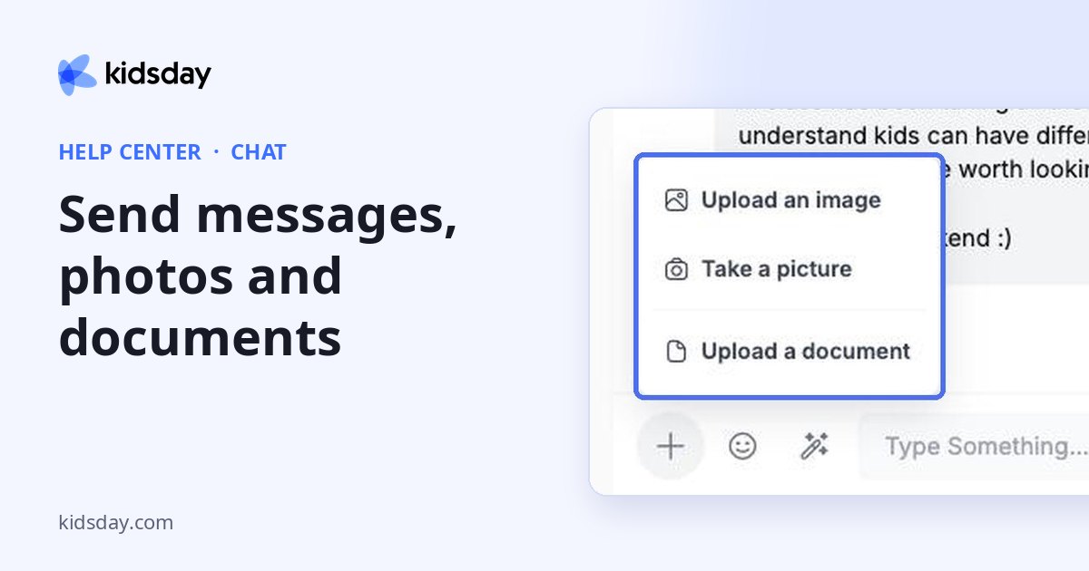 Send messages, photos and documents