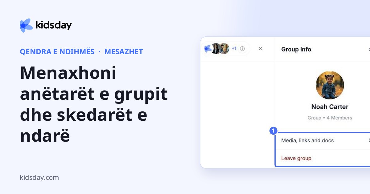 Menaxhoni anëtarët e grupit dhe skedarët e ndarë