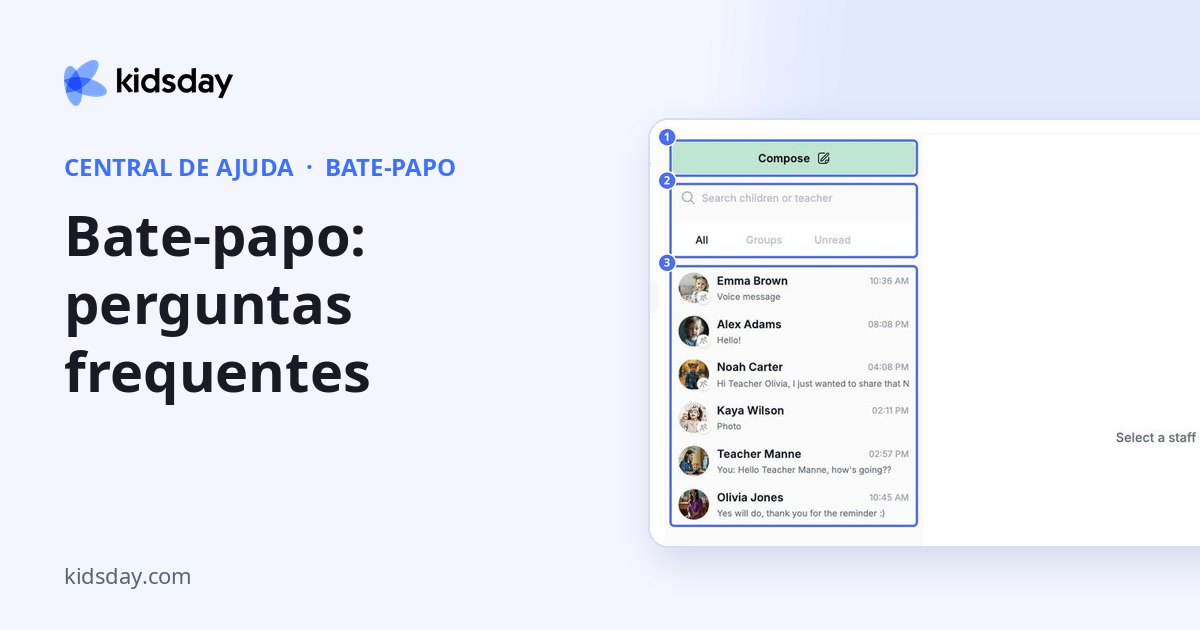 Bate-papo: perguntas frequentes