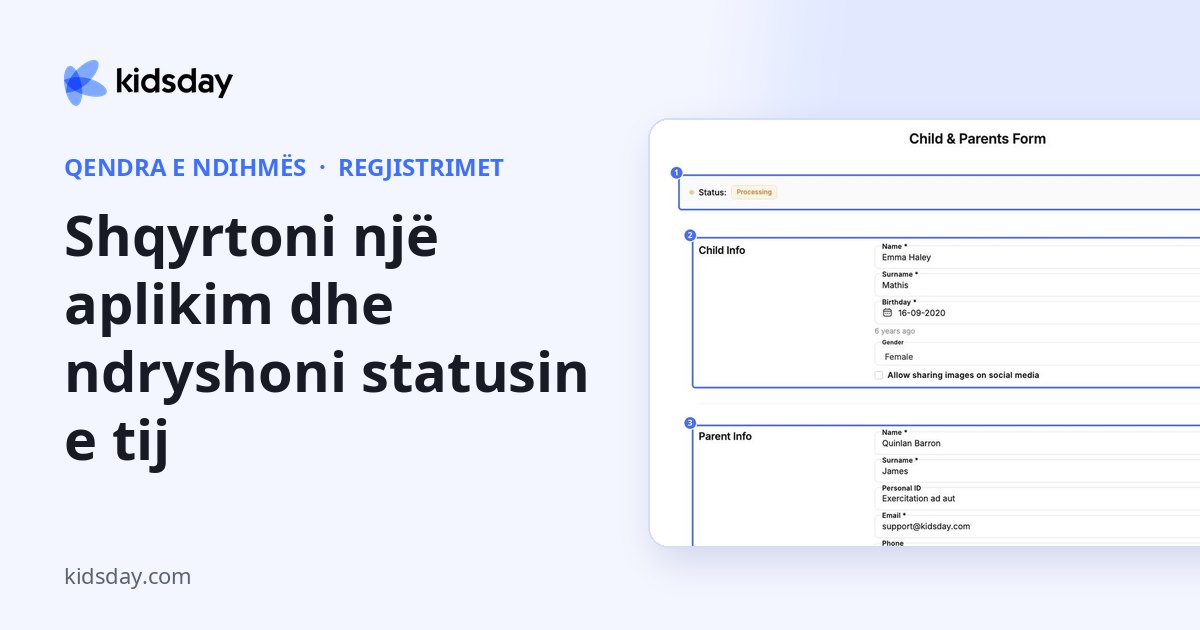 Shqyrtoni një aplikim dhe ndryshoni statusin e tij