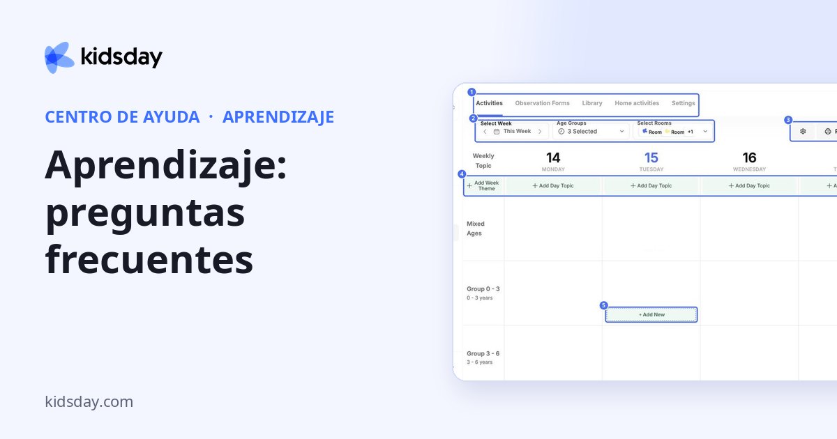 Aprendizaje: preguntas frecuentes