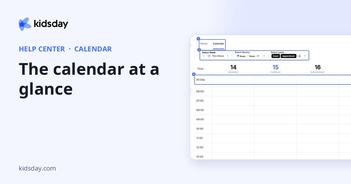 The calendar at a glance