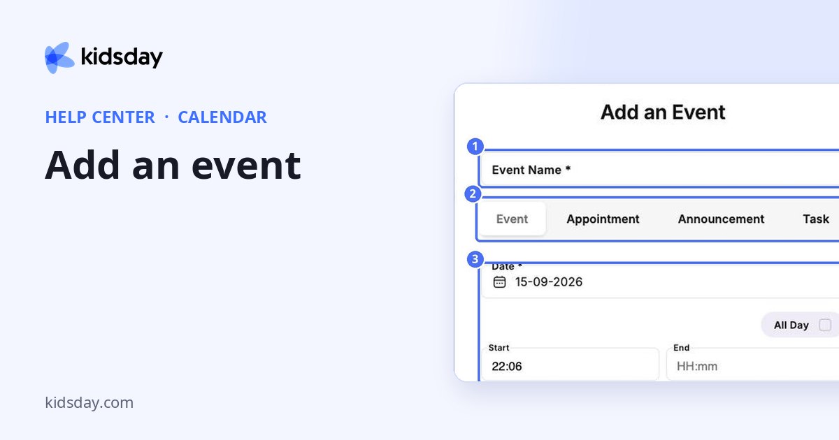 Add an event
