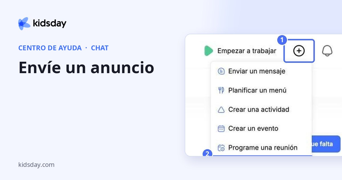 Envíe un anuncio