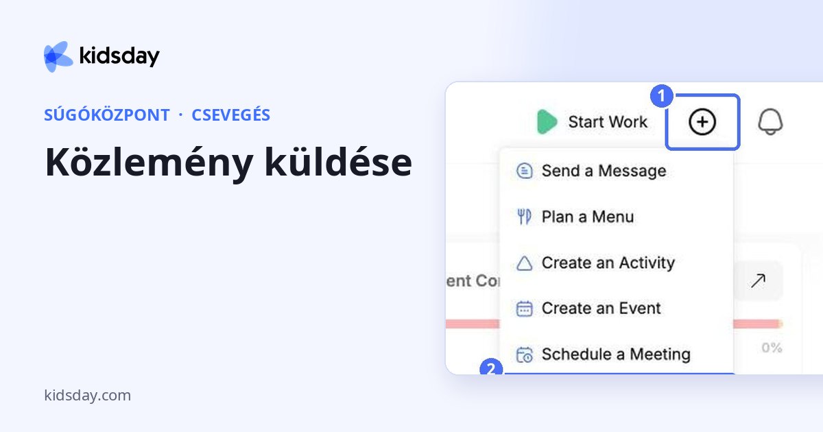 Közlemény küldése