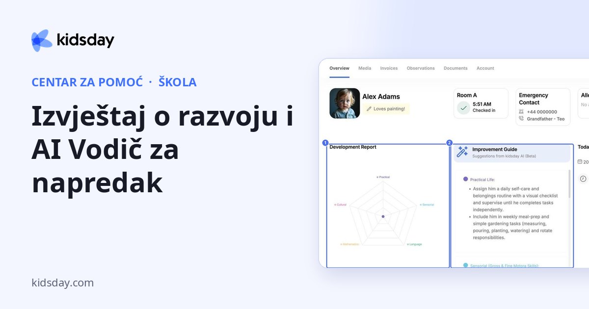 Izvještaj o razvoju i AI Vodič za napredak