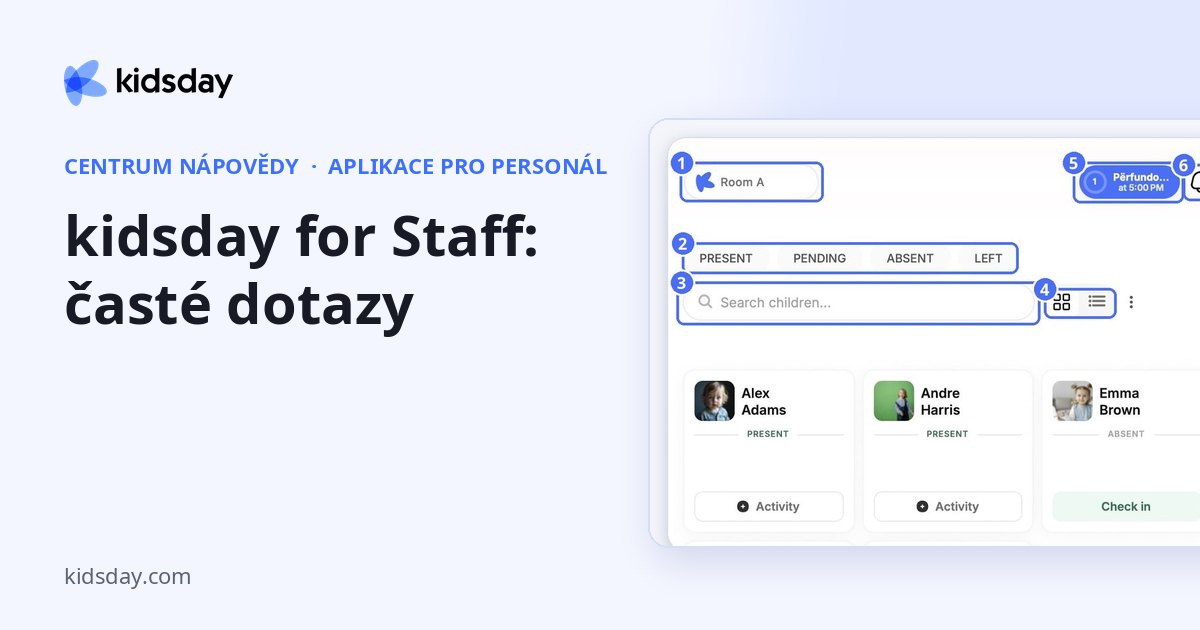 kidsday for Staff: časté dotazy