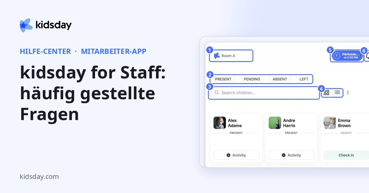 kidsday for Staff: häufig gestellte Fragen
