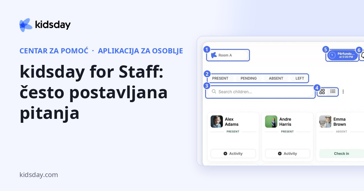 kidsday for Staff: često postavljana pitanja