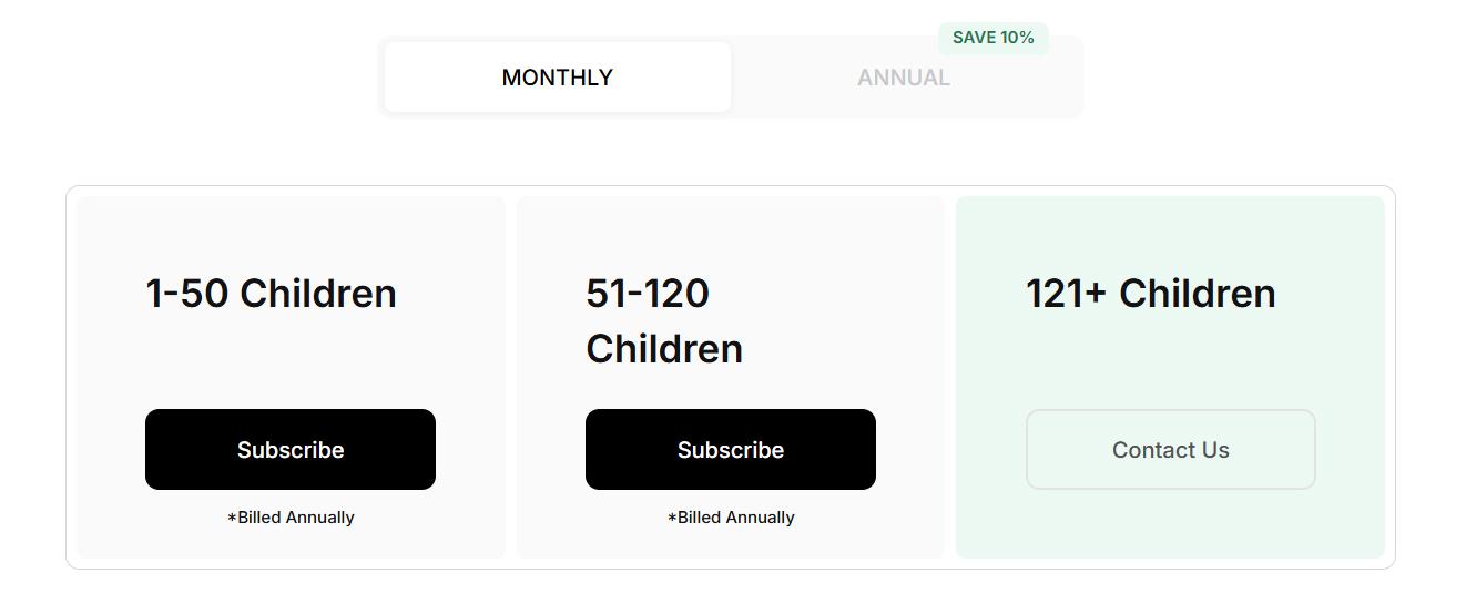 "Subscribe Now" Option.