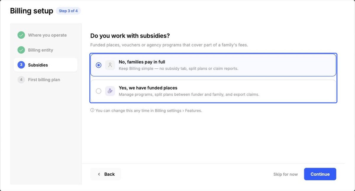 Do you work with subsidies?