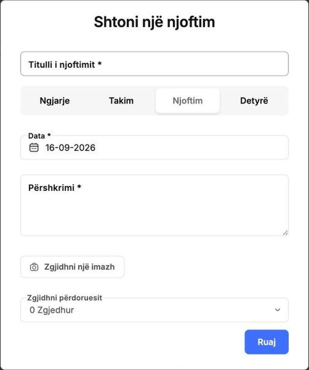 Shto një njoftim