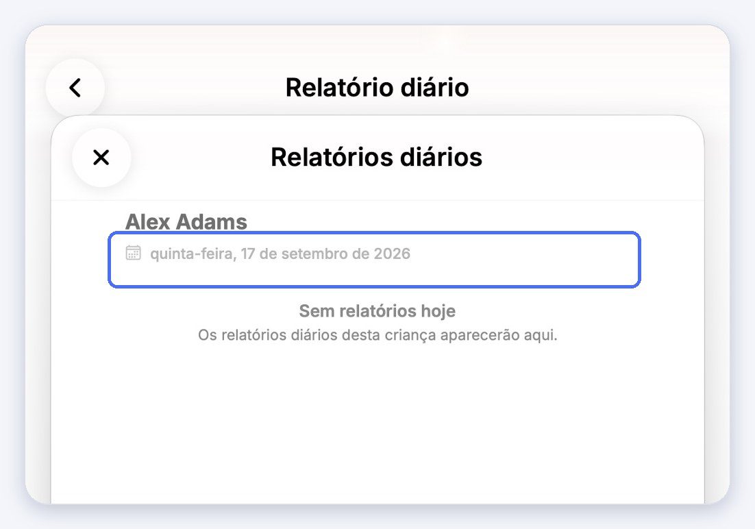 (1) Um registro com o seu horário