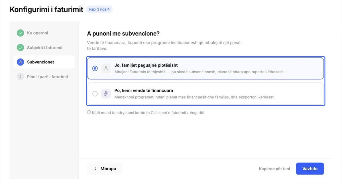 A punoni me subvencione?